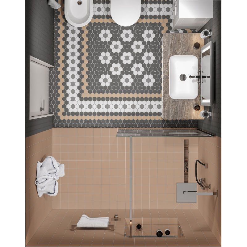 Совмещенный санузел Агуста Совмещенный санузел Агуста