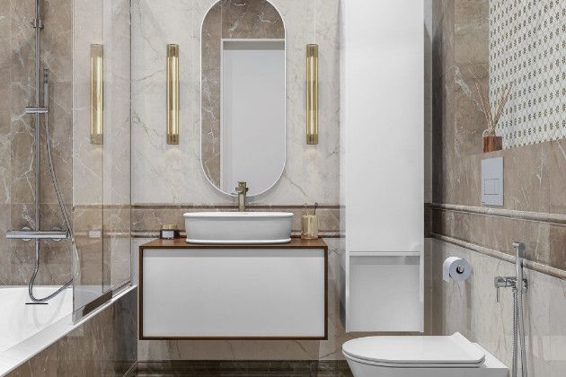 Совмещенный санузел Серенада бежевый