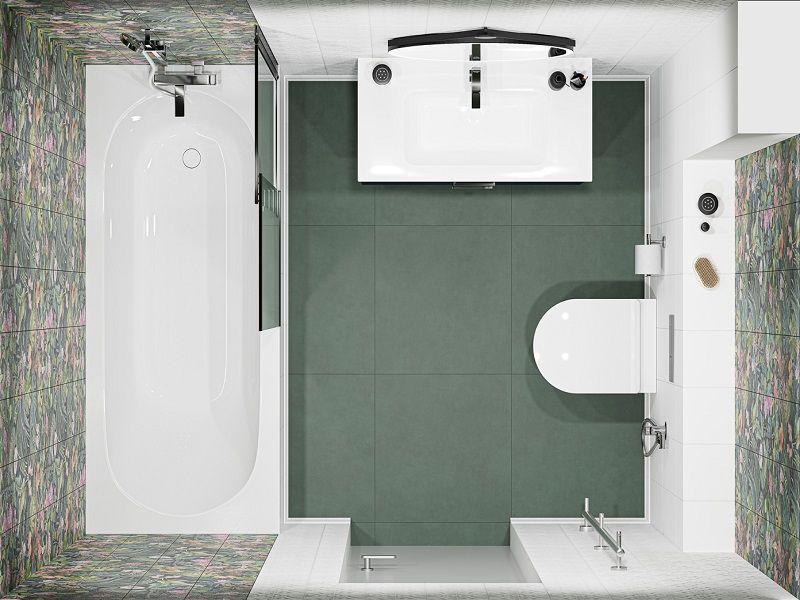 Ванная комната Альвао / Про Чементо