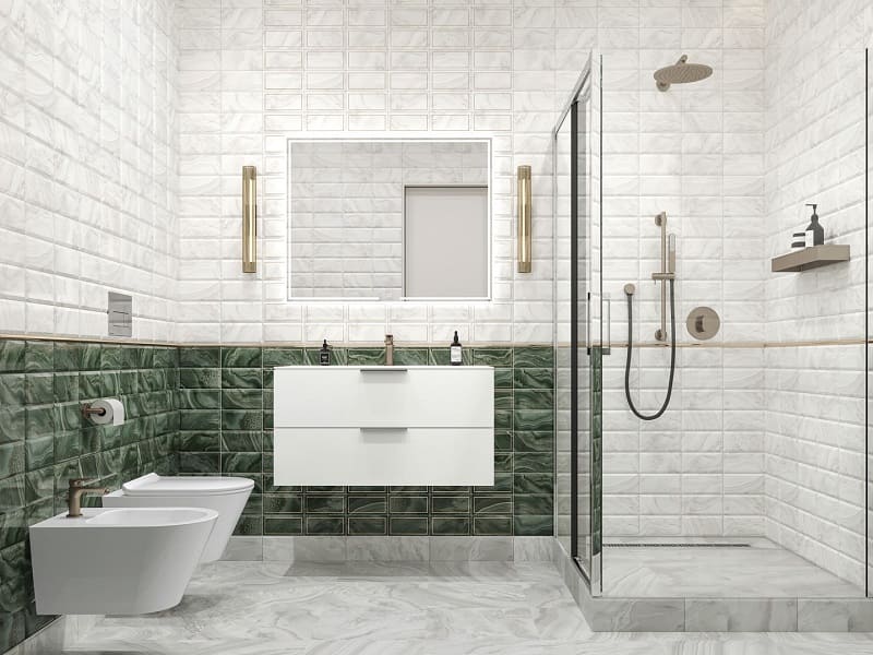 Совмещенный санузел Сеттиньяно Совмещенный санузел Сеттиньяно