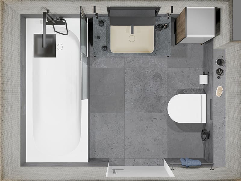 Ванная Про Лаймстоун Антика