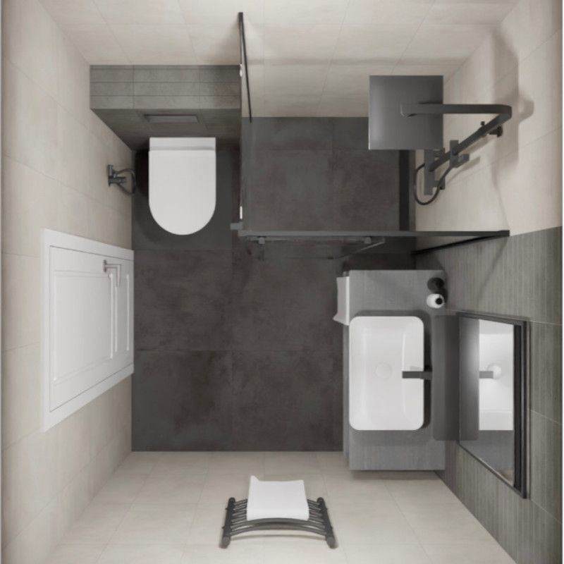 Ванная комната Мирабо серый