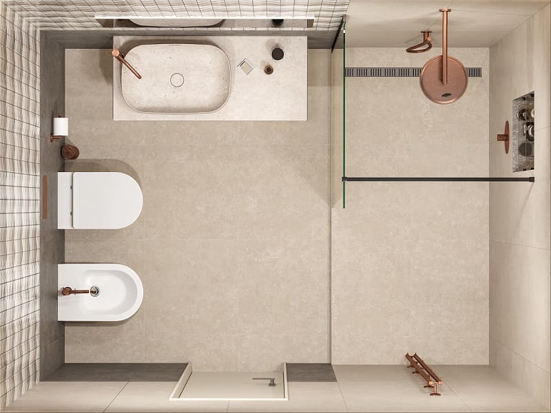 Ванная комната с душевой Риад / Касабланка Ванная комната с душевой Риад / Касабланка