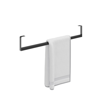 Держатель для полотенец к раковинам Logica/Лоджика 70 с крепежом, черный матовый Держатель для полотенец к раковинам Logica/Лоджика 70 с крепежом, черный матовый