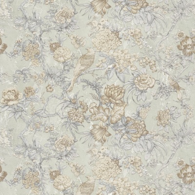 Обои виниловые Азулежу мотив, зеленый Обои виниловые Азулежу мотив, зеленый