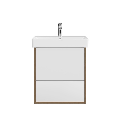 Тумба Pro/Про подвесная 2 ящика 55, швейцарский вяз Тумба Pro/Про подвесная 2 ящика 55, швейцарский вяз