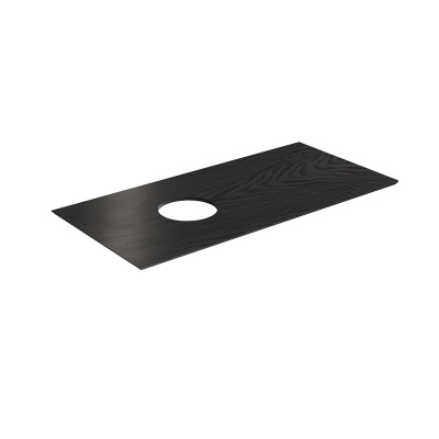 Столешница из керамогранита Iconico/Иконико Манифик вуд 100 см, черная матовая, без отверстия под смеситель Столешница из керамогранита Iconico/Иконико Манифик вуд 100 см, черная матовая, без отверстия под смеситель