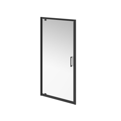 Душевая дверь Vetro/Ветро, распашная, 100х195, матовый черный Душевая дверь Vetro/Ветро, распашная, 100х195, матовый черный