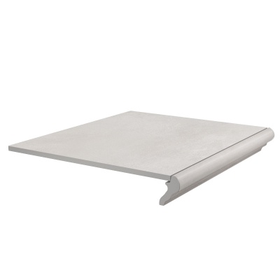 Ступень фронтальная Корредо серый светлый матовый 40,2x34x0,8