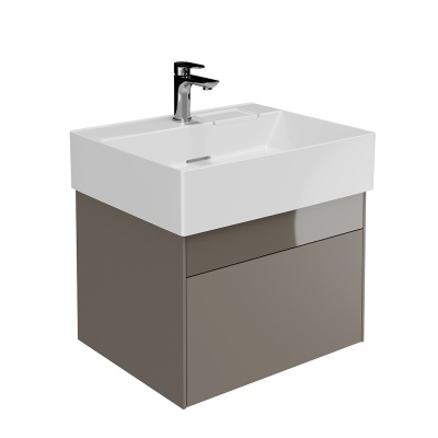 Тумба Logica/Лоджика подвесная 2 ящика 60 см, песчаный Тумба Logica/Лоджика подвесная 2 ящика 60 см, песчаный