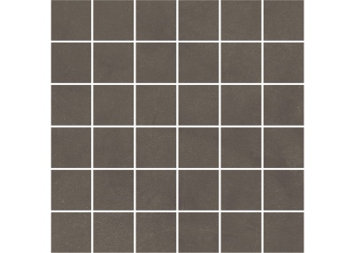 Декор Про Чементо мозаичный коричневый тёмный матовый 30x30x0,9