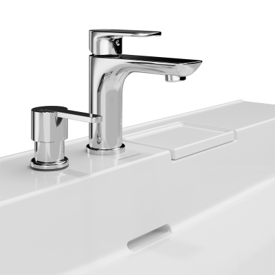 Раковина Logica/Лоджика мебельная\подвесная с двумя отверстиями 70, белая глянцевая Раковина Logica/Лоджика мебельная\подвесная с двумя отверстиями 70, белая глянцевая