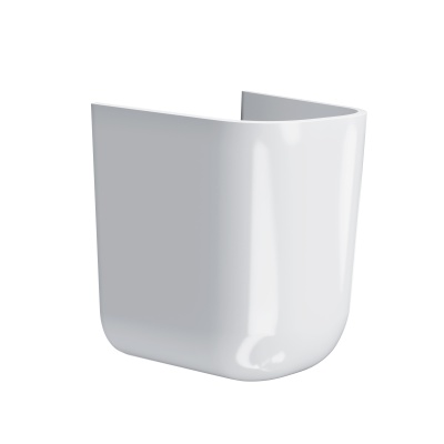 Полупьедестал Pro/Про подвесной, белый глянцевый Полупьедестал Pro/Про подвесной, белый глянцевый