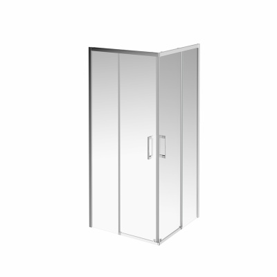 Душевой уголок Vetro/Ветро, раздвижной, квадратный, 90х90х195, хром Душевой уголок Vetro/Ветро, раздвижной, квадратный, 90х90х195, хром