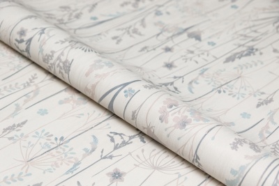 Обои виниловые на флизелиновой основе Платан, мотив, серый