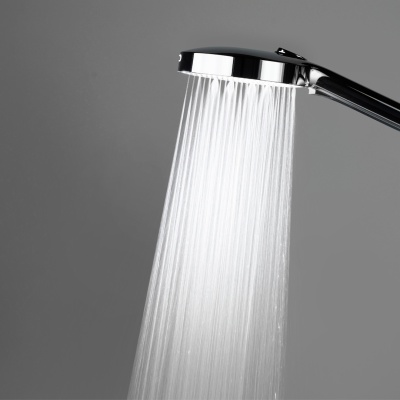 Душевая колонна Fonte/Фонте на 3 потока с фиксированным изливом и механическим смесителем, хром