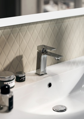 Смеситель Fioretto/Фьоретто для раковины без донного клапана, хром