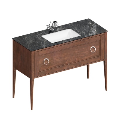 Тумба Plaza Classic/Плаза Классик напольная 1 ящик 120, орех матовый Тумба Plaza Classic/Плаза Классик напольная 1 ящик 120, орех матовый