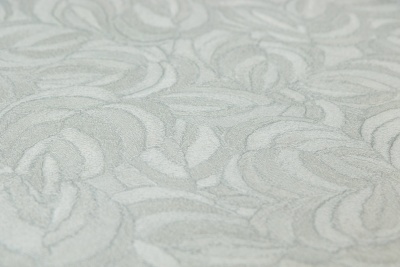 Обои виниловые на флизелиновой основе Мираж база универсальная, голубой, листья