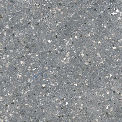 Терраццо серый тёмный обрезной 60x60x0,9