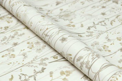 Обои виниловые на флизелиновой основе Платан, мотив, зелёный