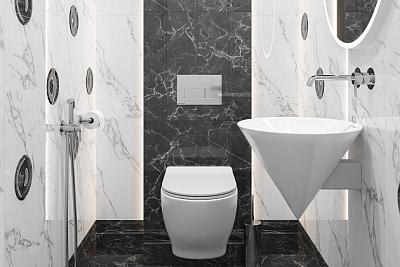 Туалетная комната Коррер современная