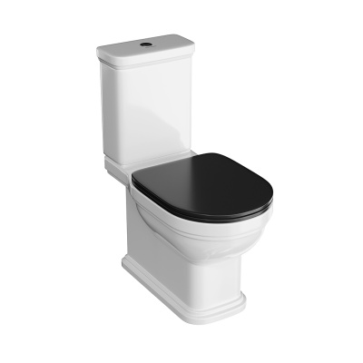 Сиденье Pompei/Помпеи для напольного унитаза, черное глянцевое Сиденье Pompei/Помпеи для напольного унитаза, черное глянцевое