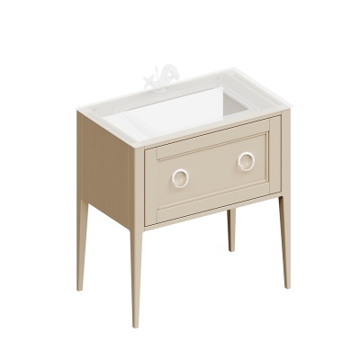 Тумба Plaza Classic/Плаза Классик напольная с ящиком 80, капучино матовый Тумба Plaza Classic/Плаза Классик напольная с ящиком 80, капучино матовый