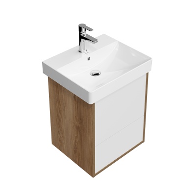 Тумба Pro/Про подвесная 2 ящика 50, вяз Тумба Pro/Про подвесная 2 ящика 50, вяз