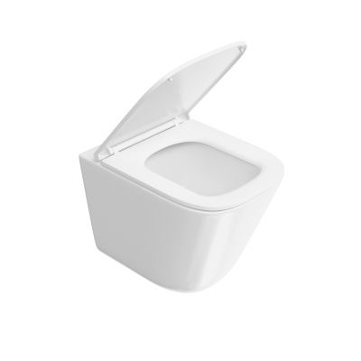 Комплект с подвесным унитазом Кубо Торнадо, инсталляцией и кнопкой управления хром-глянец