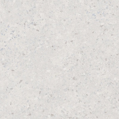 Терраццо серый светлый обрезной 60x60x0,9