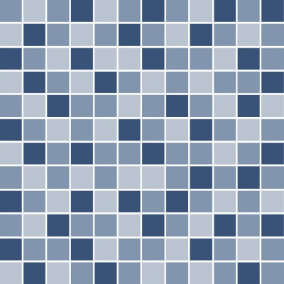Декор Темари мозаичный микс синий матовый 29,8x29,8x0,35