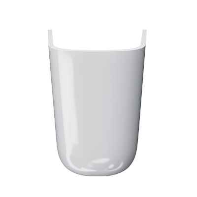 Полупьедестал Pro/Про подвесной, белый глянцевый Полупьедестал Pro/Про подвесной, белый глянцевый