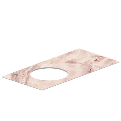 Столешница из керамогранита Ониче 97, розовая Столешница из керамогранита Ониче 97, розовая