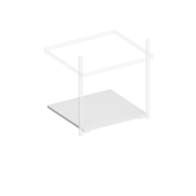 Полка для структур Pro/Про 50, белая матовая Полка для структур Pro/Про 50, белая матовая
