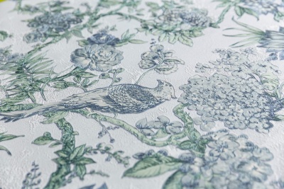 Обои виниловые Азулежу мотив, светло-голубой Обои виниловые Азулежу мотив, светло-голубой