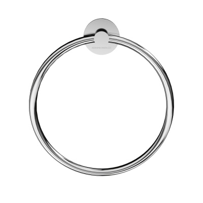 Полотенцедержатель кольцевой Изола настенный, хром