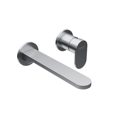 Смеситель для раковины Siara/Сиара настенный, с внутренней частью, нержавеющая сталь Смеситель для раковины Siara/Сиара настенный, с внутренней частью, нержавеющая сталь