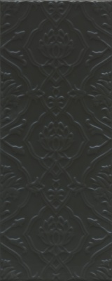 Альвао структура черный матовый 20x50x0,89