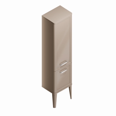 Пенал Pompei/Помпеи напольный\подвесной 150, камео бежевый глянцевый