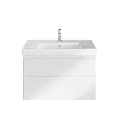 Тумба Cubo/Кубо подвесная с ящиками 80, белая глянцевая Тумба Cubo/Кубо подвесная с ящиками 80, белая глянцевая