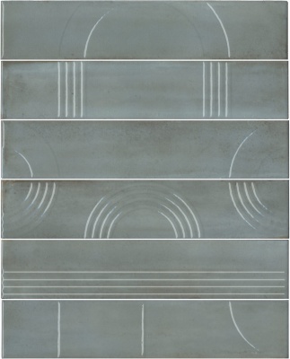 Панно Мажорель голубой глянцевый (из 6 частей 6х28,5) 36x28,5x1 Панно Мажорель голубой глянцевый (из 6 частей 6х28,5) 36x28,5x1