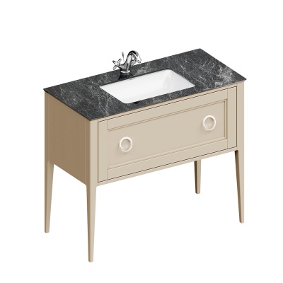 Тумба Plaza Classic/Плаза Классик напольная 1 ящик 100, капучино матовый Тумба Plaza Classic/Плаза Классик напольная 1 ящик 100, капучино матовый