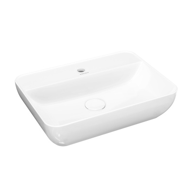 Раковина Plaza/Плаза подвесная 55, белая глянцевая Раковина Plaza/Плаза подвесная 55, белая глянцевая