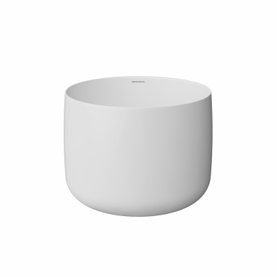 Раковина Magica/Маджика накладная 42, белый глянцевый