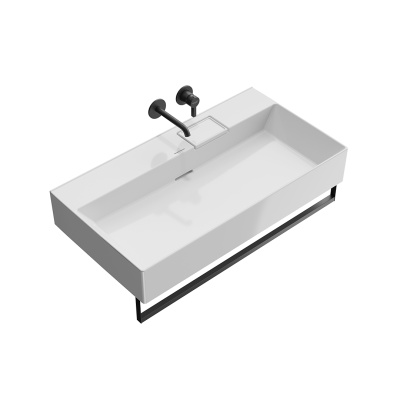 Раковина Logica/Лоджика мебельная\подвесная без отверстий 90, белая глянцевая Раковина Logica/Лоджика мебельная\подвесная без отверстий 90, белая глянцевая