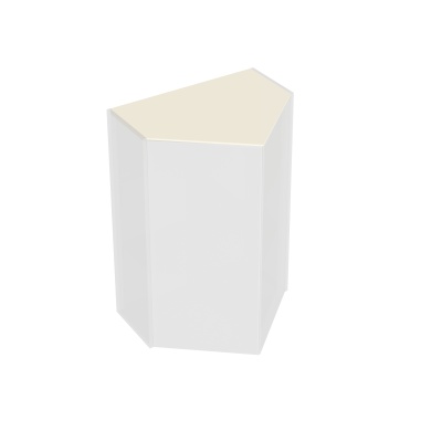 Столешница без выреза для тумбы-модуля Caravan/Караван 50, сливочная матовая Столешница без выреза для тумбы-модуля Caravan/Караван 50, сливочная матовая