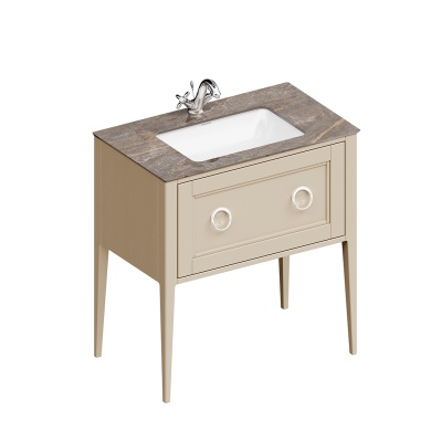 Тумба Plaza Classic/Плаза Классик напольная с ящиком 80, капучино матовый Тумба Plaza Classic/Плаза Классик напольная с ящиком 80, капучино матовый