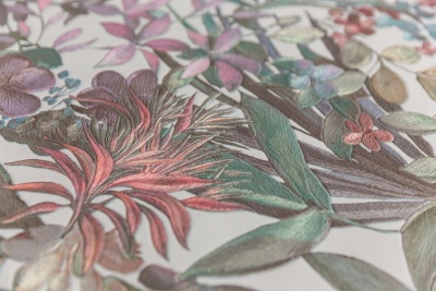 Обои виниловые Джангл мотив, светлый цветной