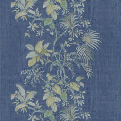 Обои виниловые Оранжерея мотив, синий